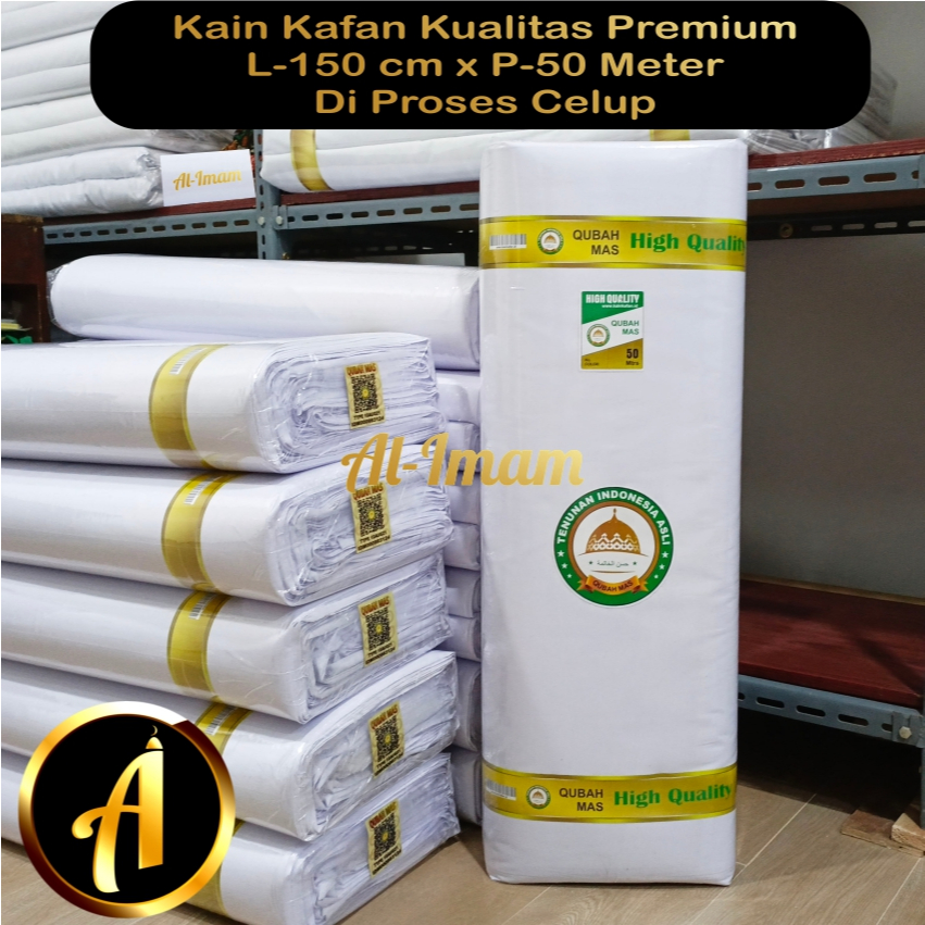 Kain Kafan 1 Roll Lebar 150 cm x Panjang 50 Meter Kualitas Premium