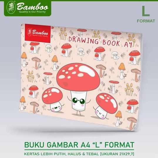 

KODE I6D3 BUKU GAMBAR A4BAMBOODRAWING BOOK
