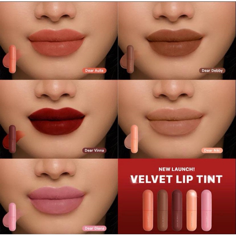 Dear Me Beauty Lip Tint Dear Aulia Debby Niki Diana Vinna