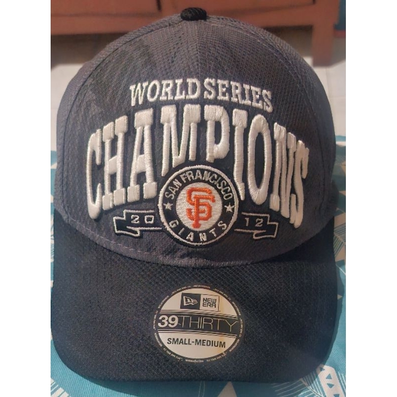 Topi Sf Giants 2012 New Era Series World Champions 39Thirty Cap(Baru)