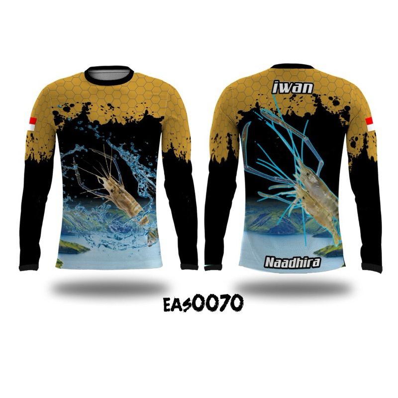 JERSEY MANCING PREMIUM DRYFIT ADEM fishing mania udang galah bisa rekues aneka ikan