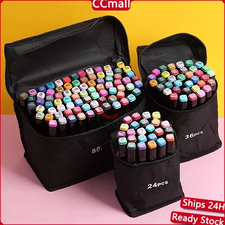 

KODE A4S6 COD 12Pcs Spidol Touch Art Maker Graphic Art Maker Pen Color Spidol Warna 123668 Set Warna Sketsa Spidol Umum General Marker Set Animation Markers