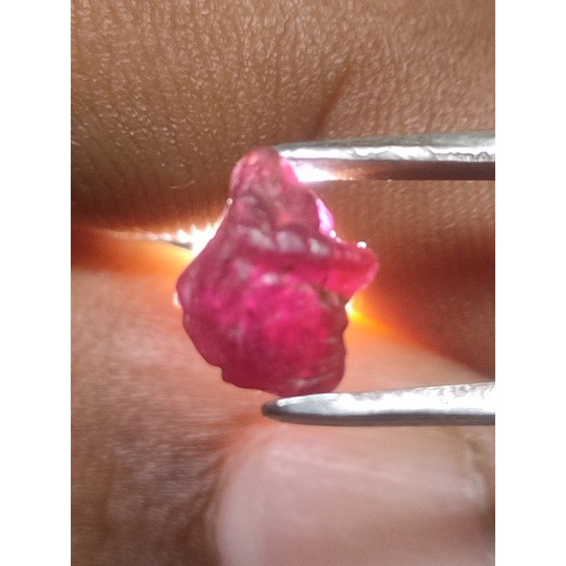 NATURAL RUBY ROUGH RUBY BAHAN BATU PERMATA ASLI MERAH RUBY