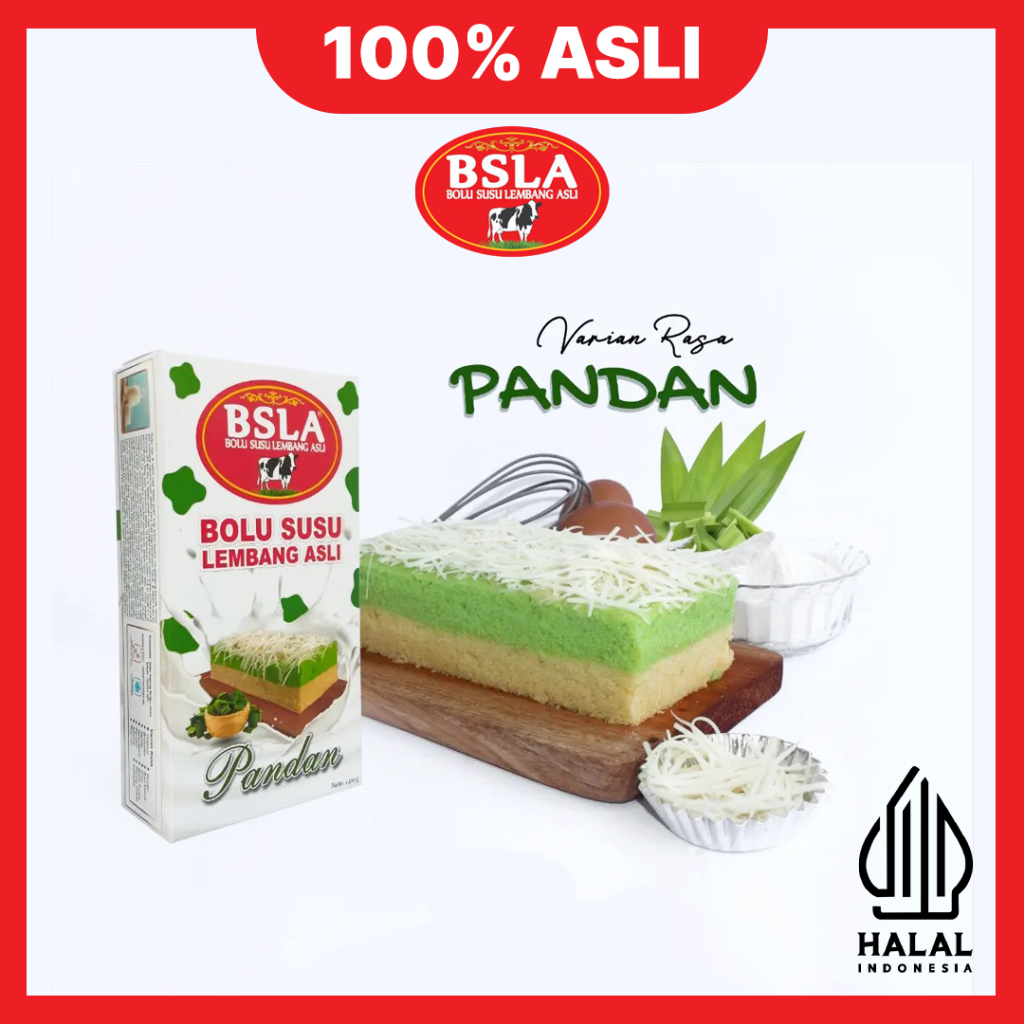 

Bolu Susu Lembang Asli - Pandan