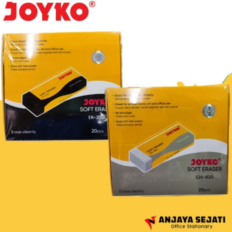 

KODE W4R5 Eraser Penghapus Joyko 2 Perpack isi 2pcs