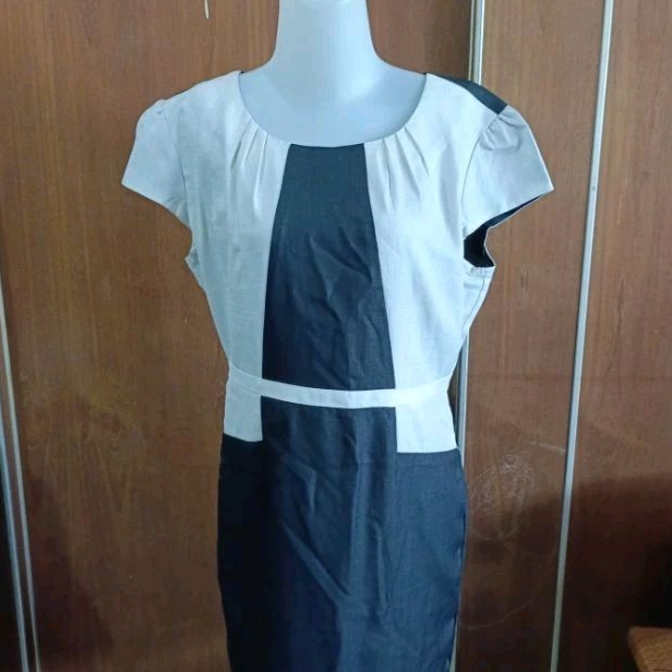 Dress black White MINIMAL