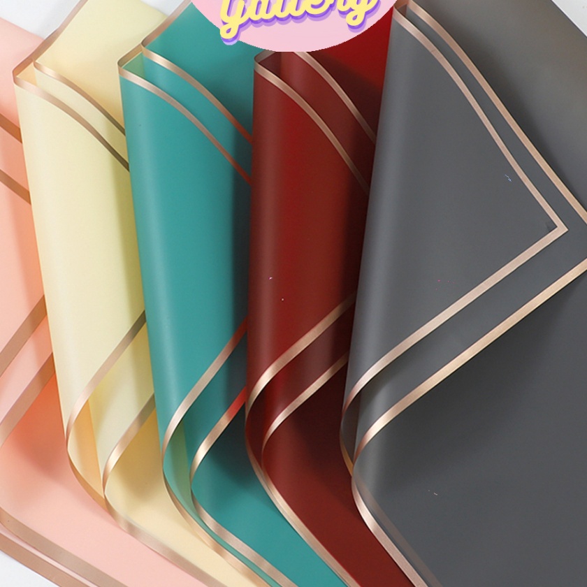 

Eksklusif 1 PACK ISI 2 LEMBAR Kertas Buket Bunga List Gold Tebal Flower Wrapping List Gold Cellophane Florist KB668