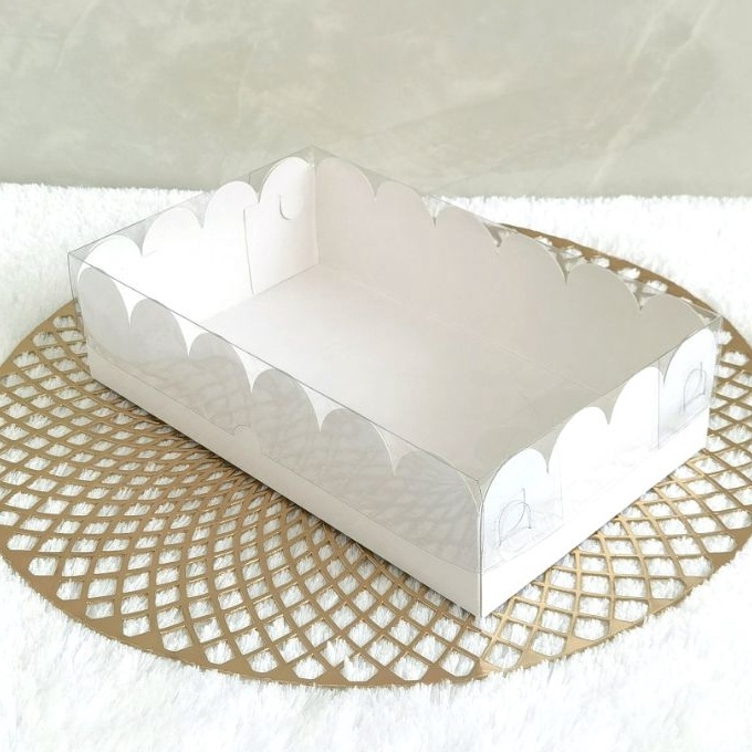 

Termurah BOX MIKA PUTIH DUS KUE KOTAK KARDUS 25x15x7 ISI 1 PCS