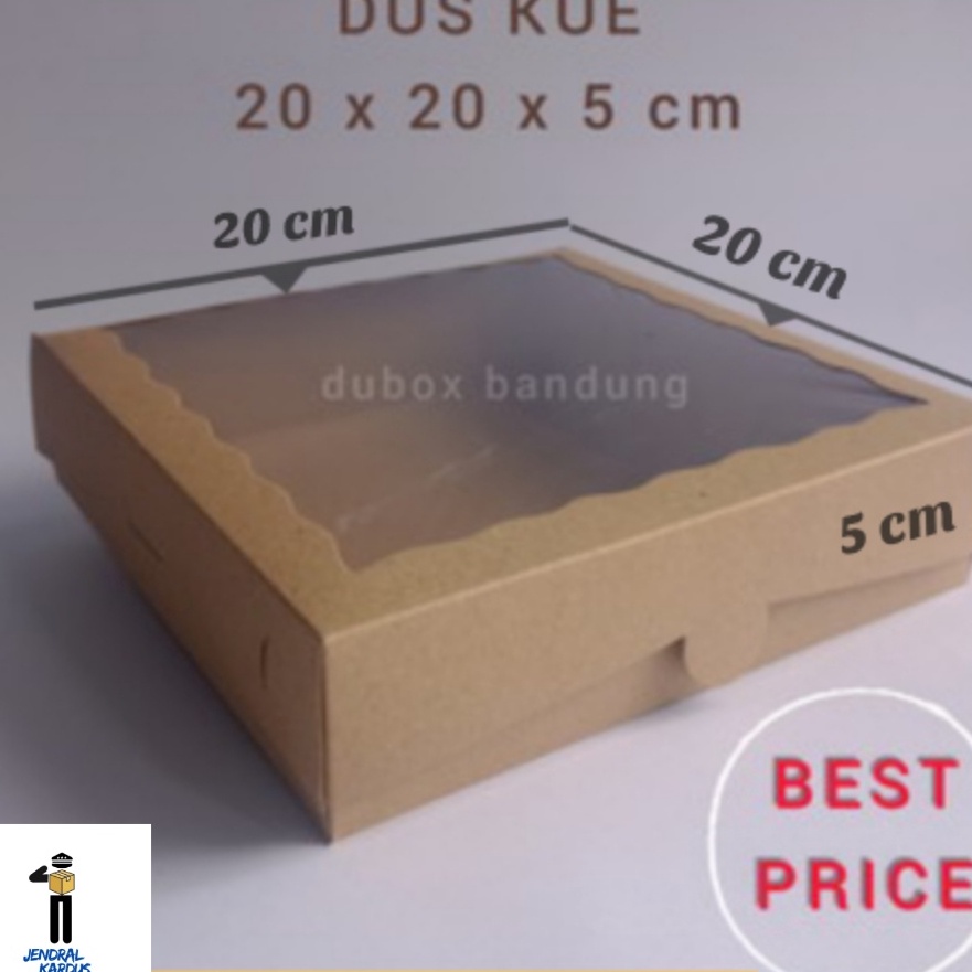 

Diskon 1pak1 pcs DUS KUE 2x2x5 DUS KUE BOLU DUS KUE BROWNIES MURAH DUS KUE TEBAL KARDUS BOX MAKANAN