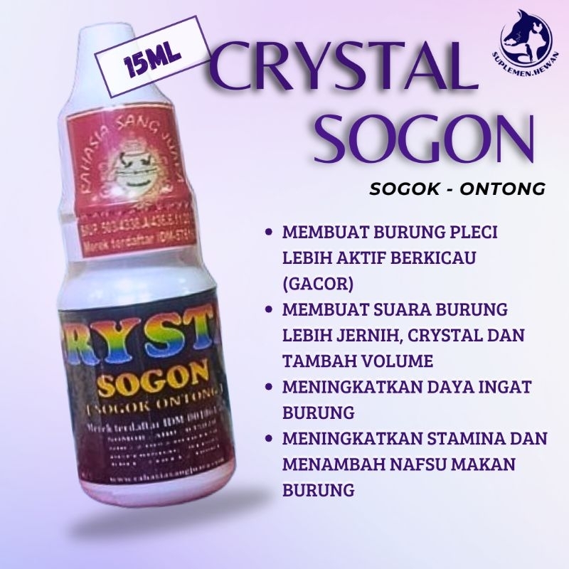 CRYSTAL Vitamin Sogon 15ml - SOGOK - ONTONG