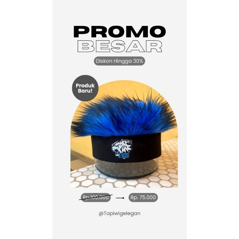Topi Wig Evos Esports