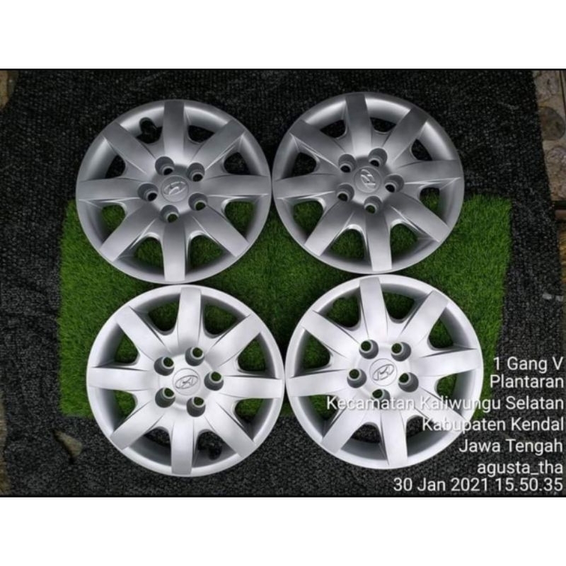 wildop/ weldop/wheldoop/tutup velg /Dop yhundai ring 15 Harga untuk 1 Biji