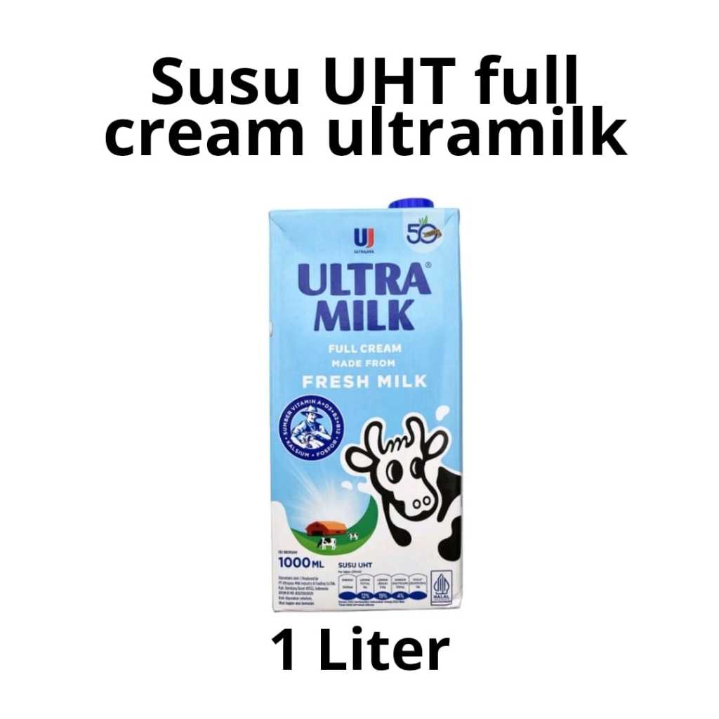 

Susu UHT Ultra Milk Full Cream 1 Liter