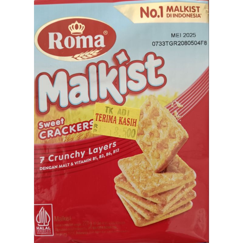 

Roma Malkist 7 Crunchy Layers 224gr