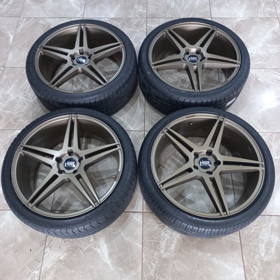 VELG BEKAS MODEL PETERBURG(HSR) R20X8,5 5X114,3 ET40 + PHI(2022) 245 35 R20 COCOK UNTUK CIVIC,ACCORD