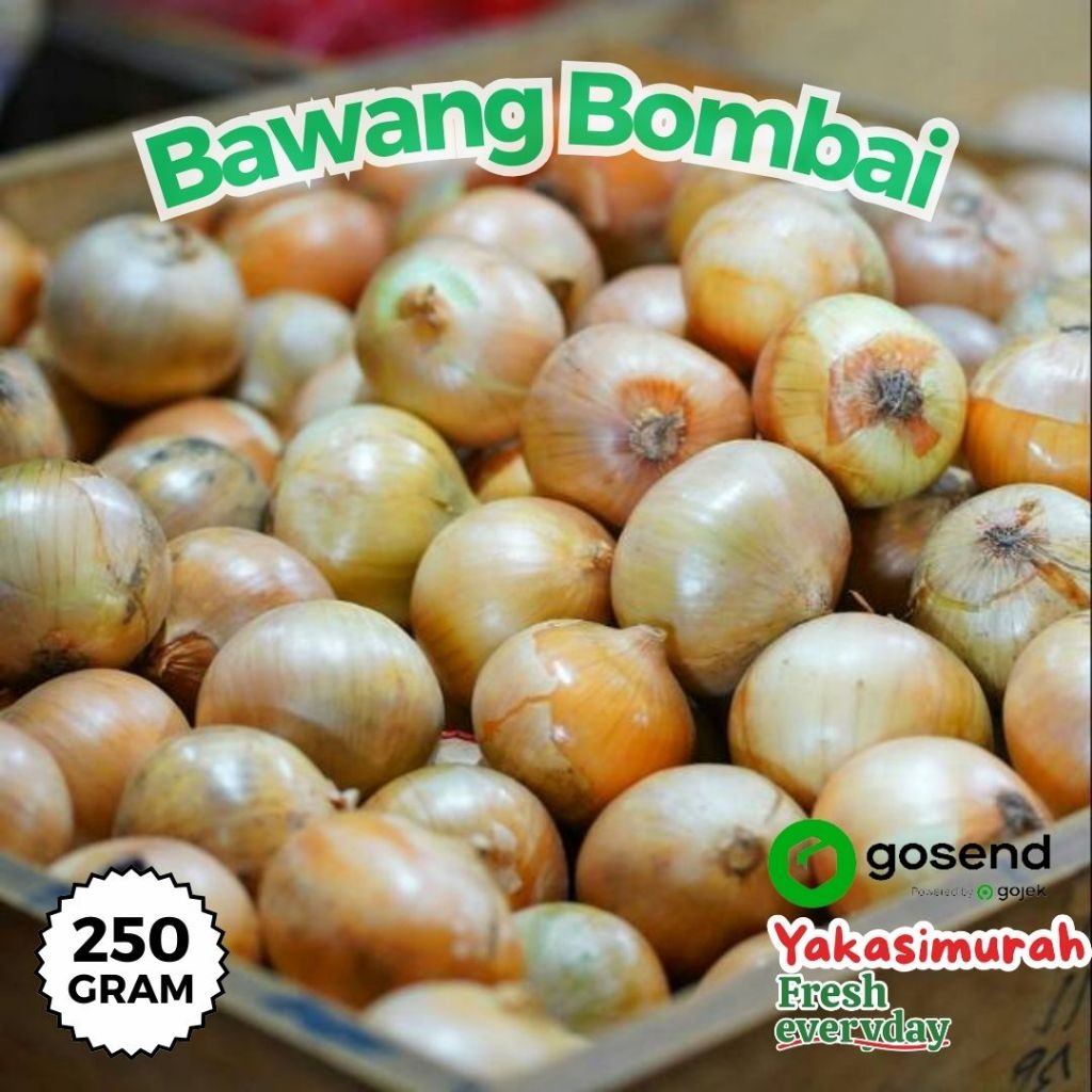 

Bawang Bombay Bersih / Bawang Bombay Super Besar 250 gram