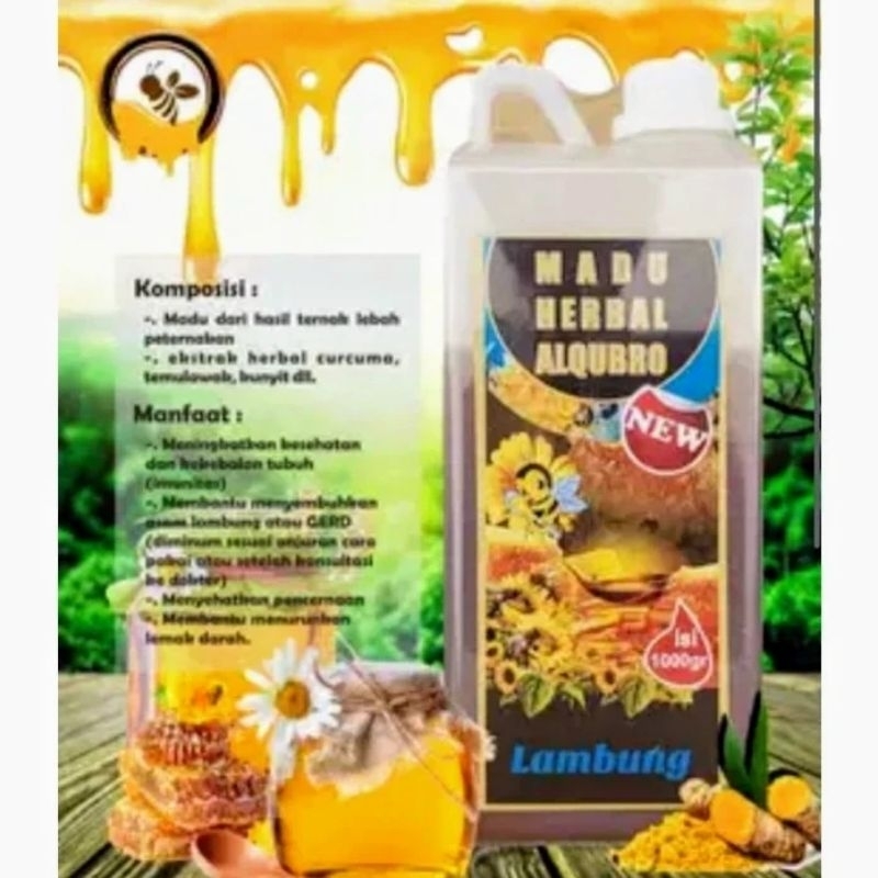 

Madu Herbal Al Qubro Lamung Kemasan 1kg