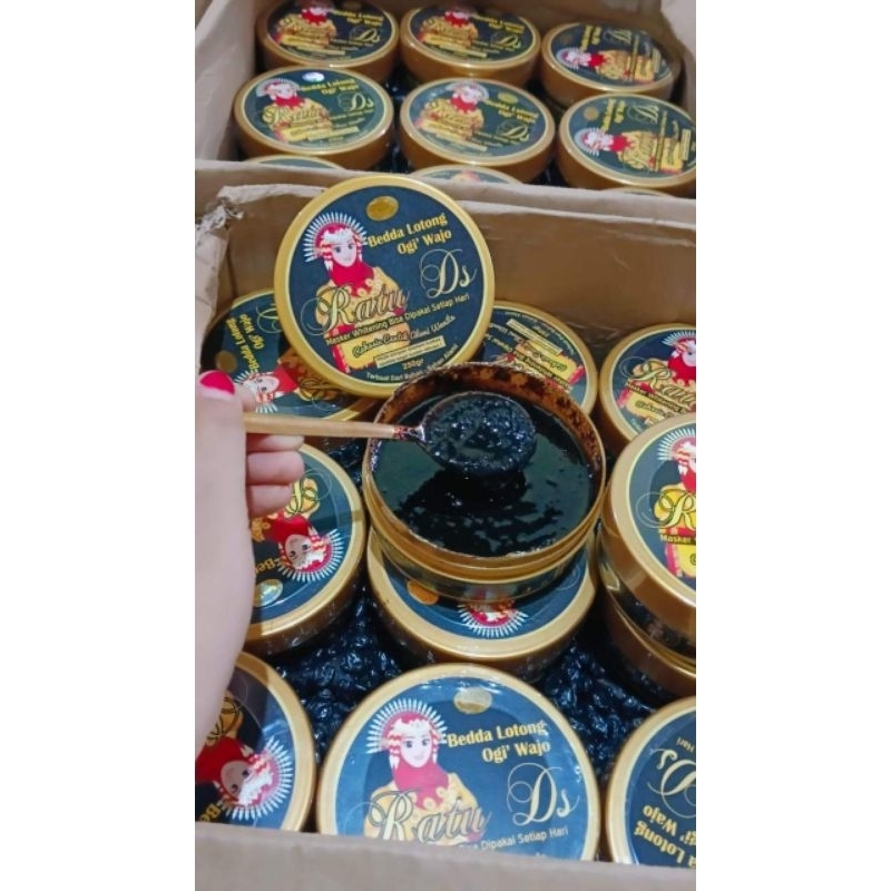 Bedak lotong basah Ratu DS/bedak lotong ogi wajo/beda lotong asli bugis