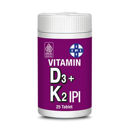 Vitamin D3 + K2 25's Tablet Ipi / Vitamin D3 400 IU / Vitamin K2 30 mcg
