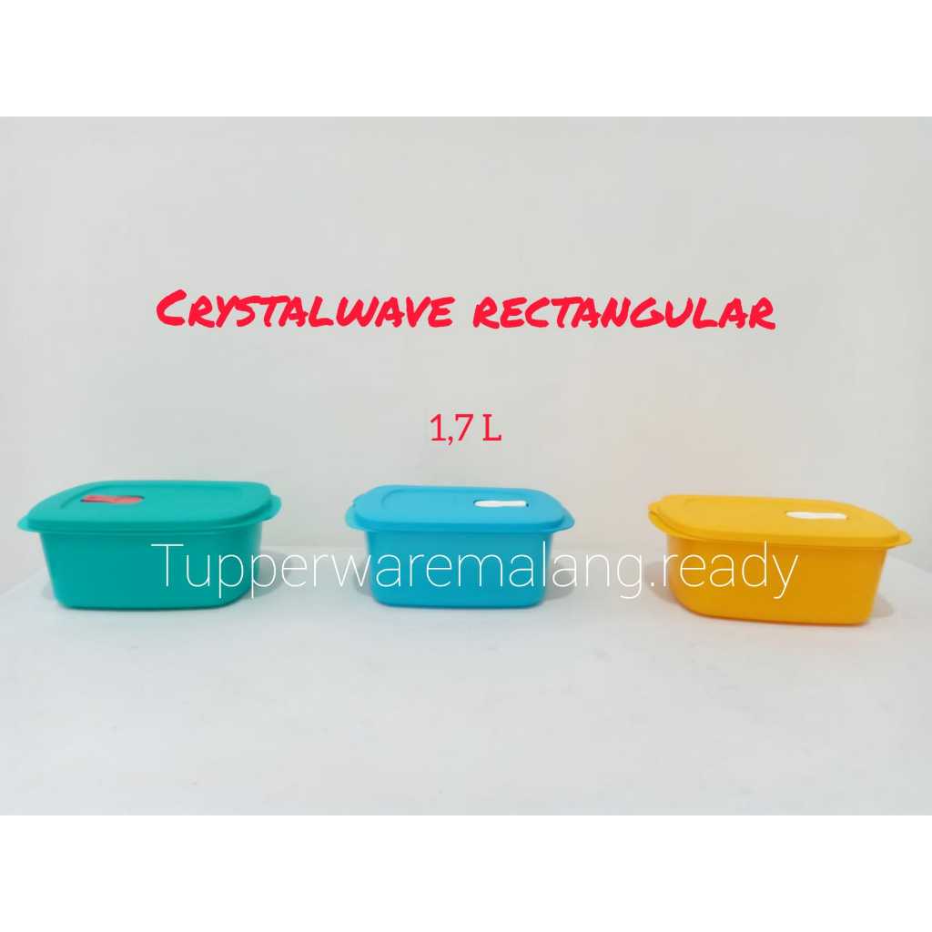 [PROMO] TEPAK MAKAN / KOTAK BEKAL TUPPERWARE MICROWAVE CRYSTALWAVE CWL RECTANGULAR MURAH