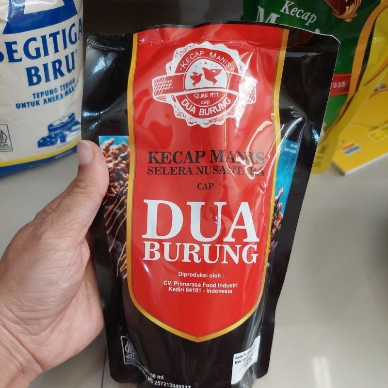 

Kecap manis Dua Burung kemasan 450 ml