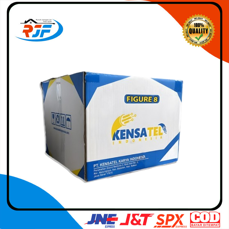 KABEL FIBER OPTIK 2 DAN 4 CORE FIGURE 8 ECO KENSATEL 1000M