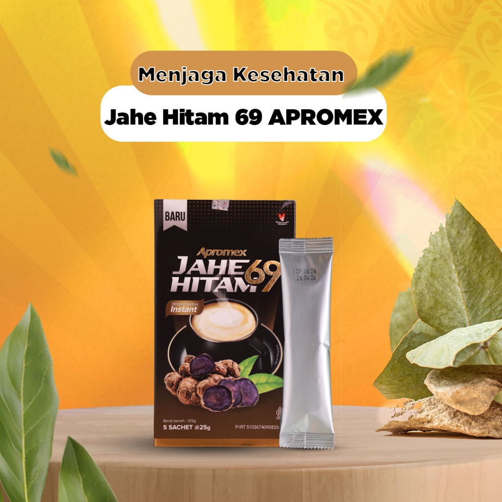 

APROMEX 69 - Jahe Hitam Minuman Herbal Instan 5 Sachet