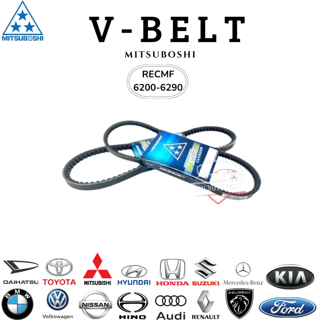 V-BELT/FANBELT/TALI KIPAS/BELTING RECMF 6200 RECMF 6210 RECMF 6220 RECMF 6225 RECMF 6230 RECMF 6235 
