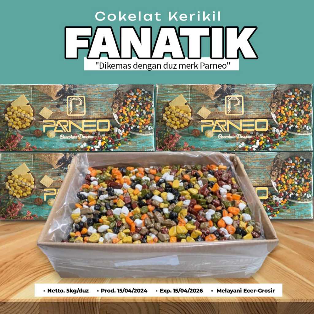 

COKLAT TURKI KERIKIL FANATIK 100% ORIGINAL - 25KG , 50KG
