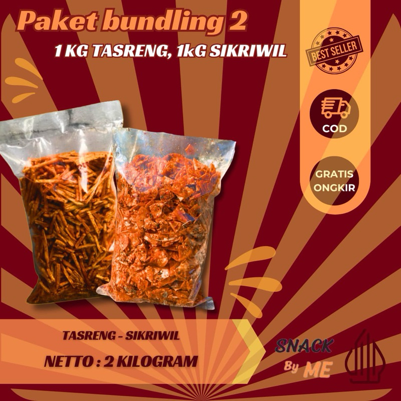 

PAKET BUNDLING 2 [ tasreng1kg , sikriwil1kg]