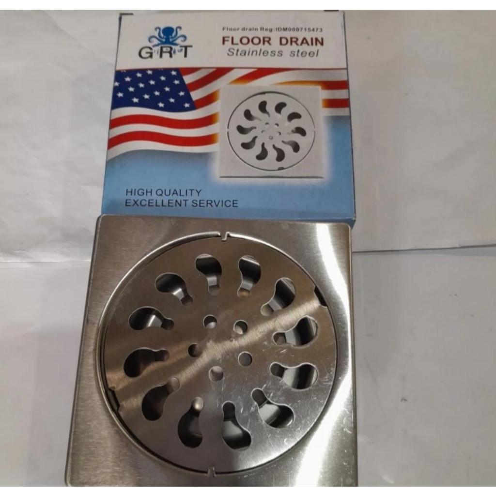 Saringan Got Stainless 4" inch  / Floor Drain Stainless Tebal