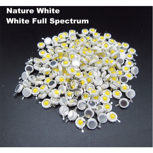10 Pcs Chip LED 1W Putih Terang HPL LED 1W Lampu Manik LED