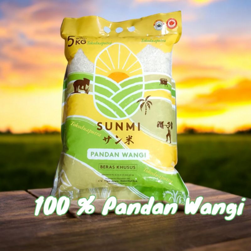 

Beras Sunmi Pandan wangi 5 kg / Sunmi pandan wangi 5 kg ( 100% pandan wangi )