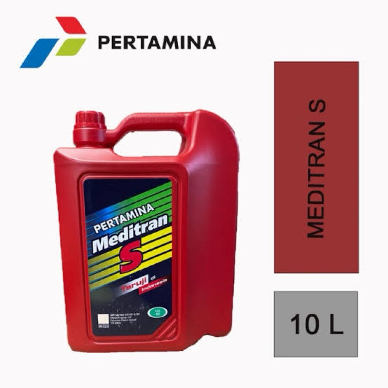 Oli Pertamina Meditran S 10 Liter SAE-40 Mesin Diesel Solar Galon SAE40 S40 40