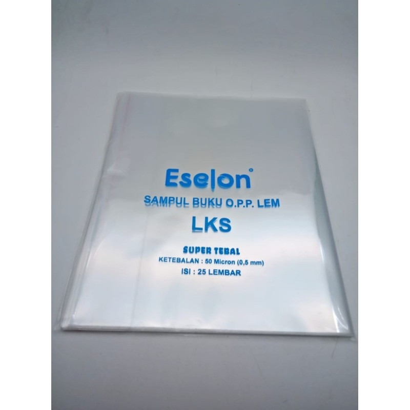 

(1 PACK) SAMPUL BUKU / SAMPUL PLASTIK ESELON LKS