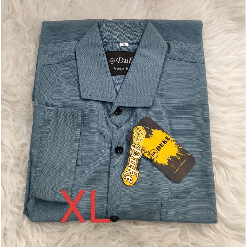 kemeja laki laki lengan panjang bahan kartun size XL
