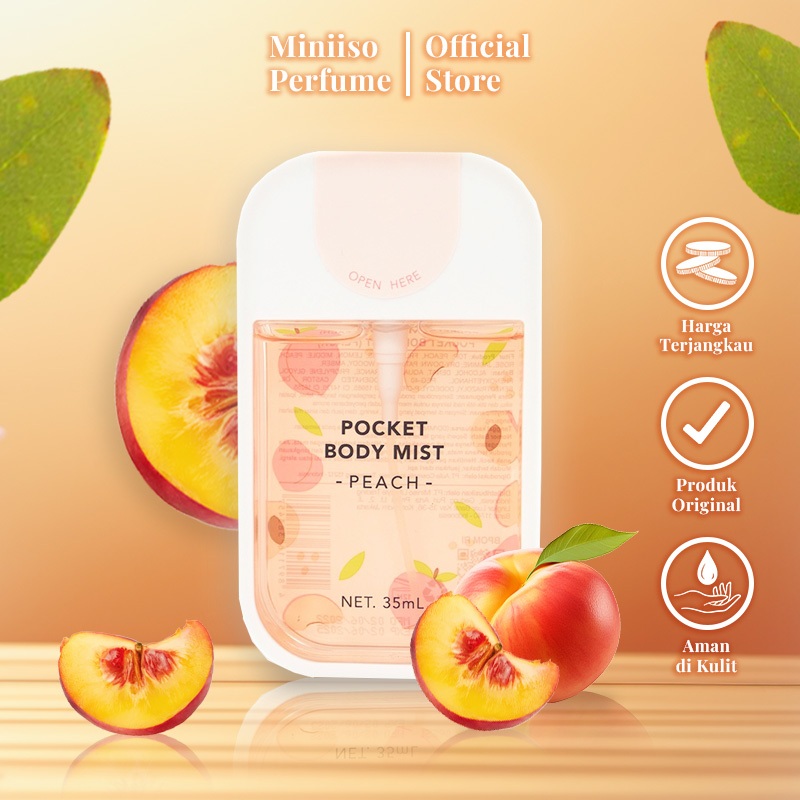 MINISO - Pocket Body Mist Peach 35ml