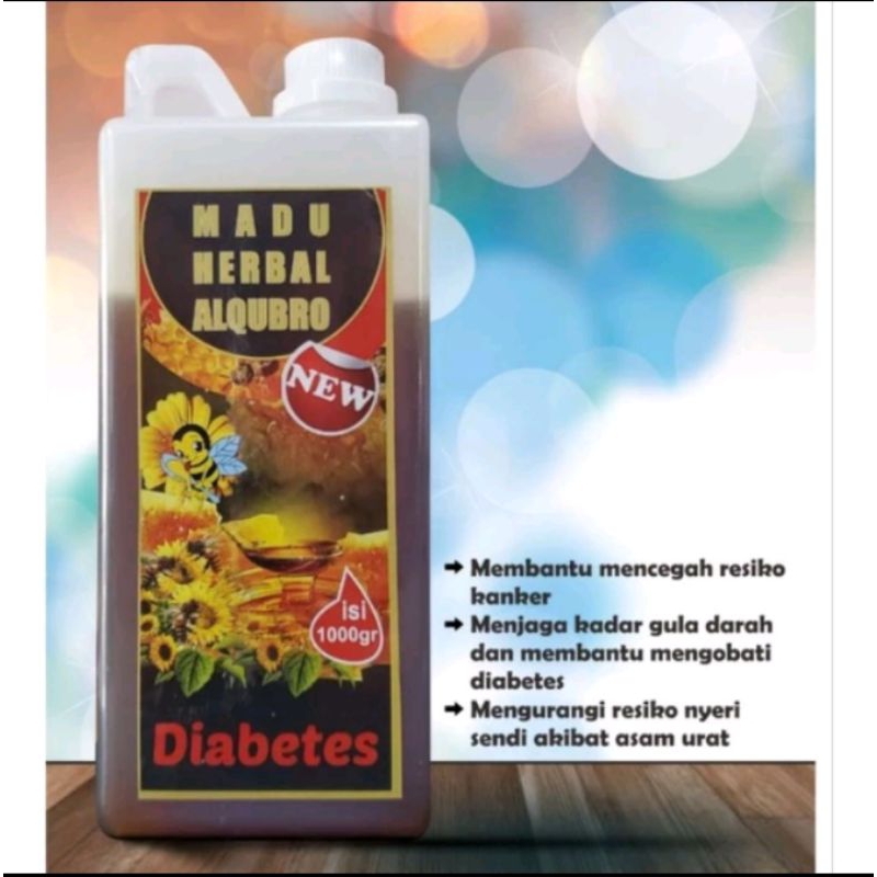 

Madu Asli diabetes Al Qubro 1kg