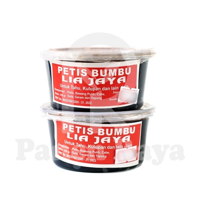 

Petis Lia Jaya / Malika Khas Surabaya & Malang Berat 250gram