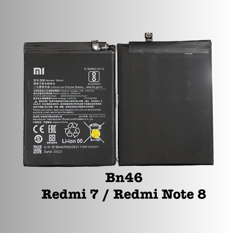 BATERAI BN46 REDMI 7 / REDMI NOTE 8 ORI