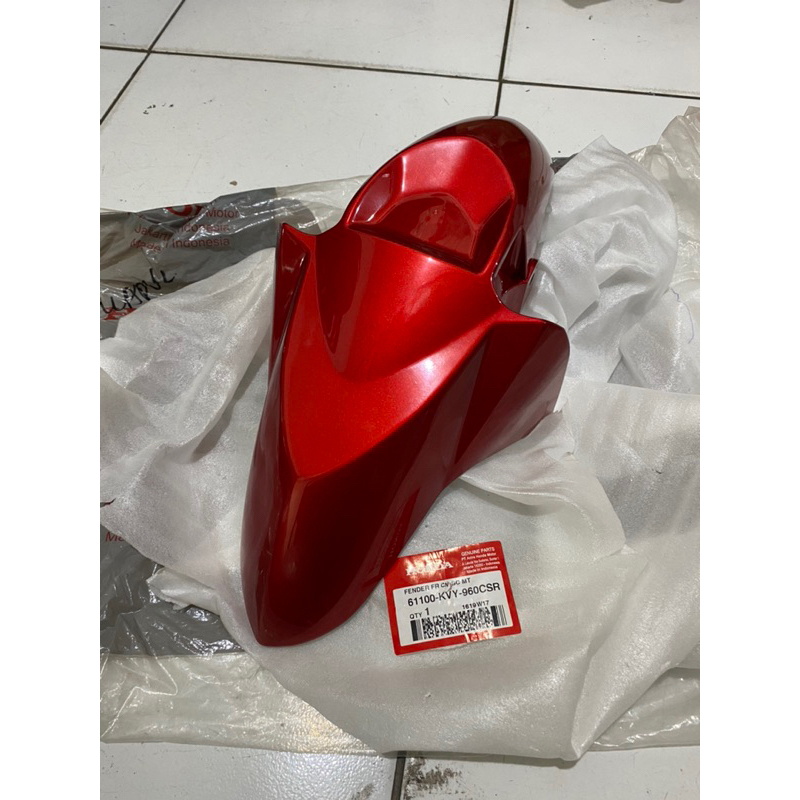 Slebor Depan BeAT Karbu Merah Old / Pertama | 61100KVY960CSR 100% ORI AHM