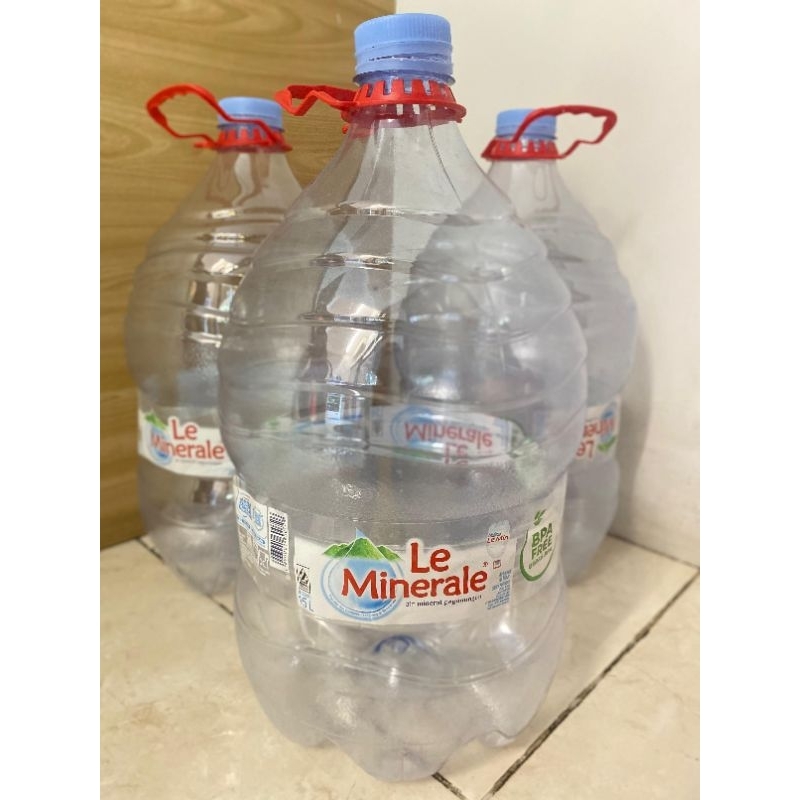 Galon Kosong Le Minerale Galon Bekas Le Minerale 15 Liter (Hanya Pengiriman Instant & Max. 2 pcs)