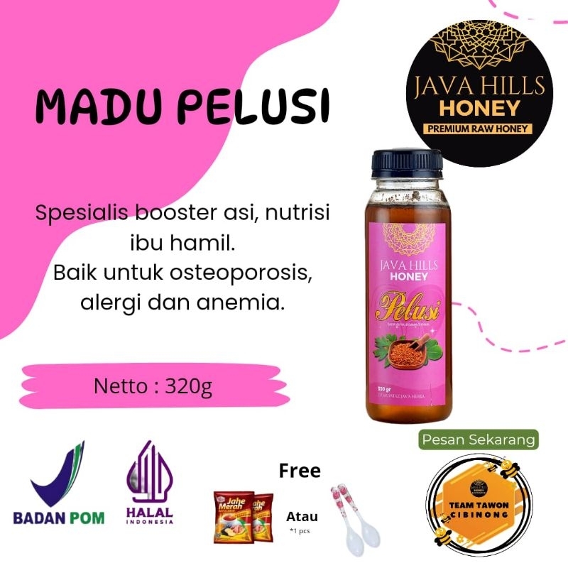 

Madu Pelusi Java Hills Honey / asi / booster / busui