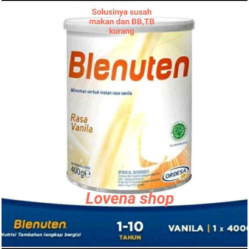 

BLENUTEN 400 GR FREE BUBBLEWRAP