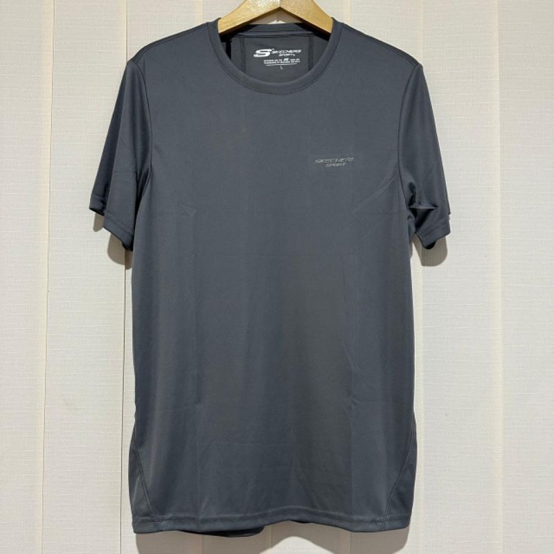 Size M Baju Olahraga Pria Skechers Sport Grey Original