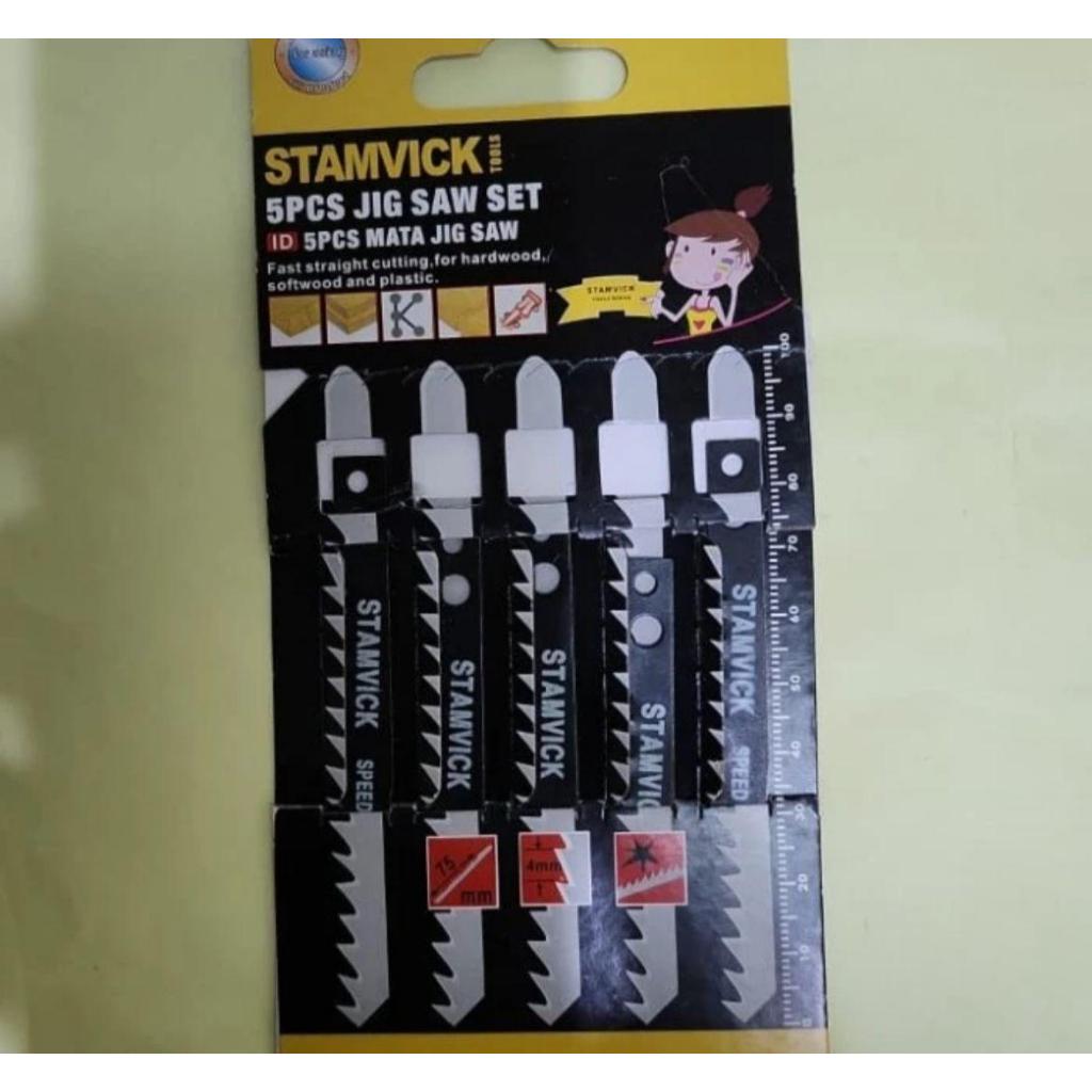 Mata Jigsaw Kayu / Mata Gergaji Triplex STAMVICK / Mata Gergaji Jigsaw