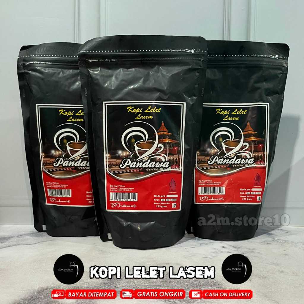 

250 GRAM | TERLARIS KOPI LELET LASEM REMBANG KOPI MURNI | KOPI HITAM HARGA PROMO