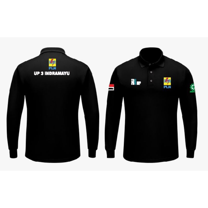 KAOS KERAH MODEL POLO-PLN BUMN-BAJU TANGAN PENDEK &PANJANG