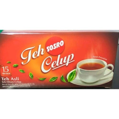 

Sosro Teh Celup isi 15 Kantong | Teh Asli Teh Hitam Black Tea