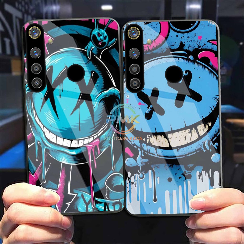 SOFTCASE GLASS KILAU KACA REALME 5 PRO  CASE KACA REALME 5 PRO PMK